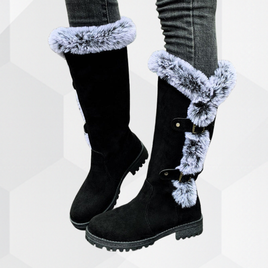 GINA - Gefütterte Plüschstiefel