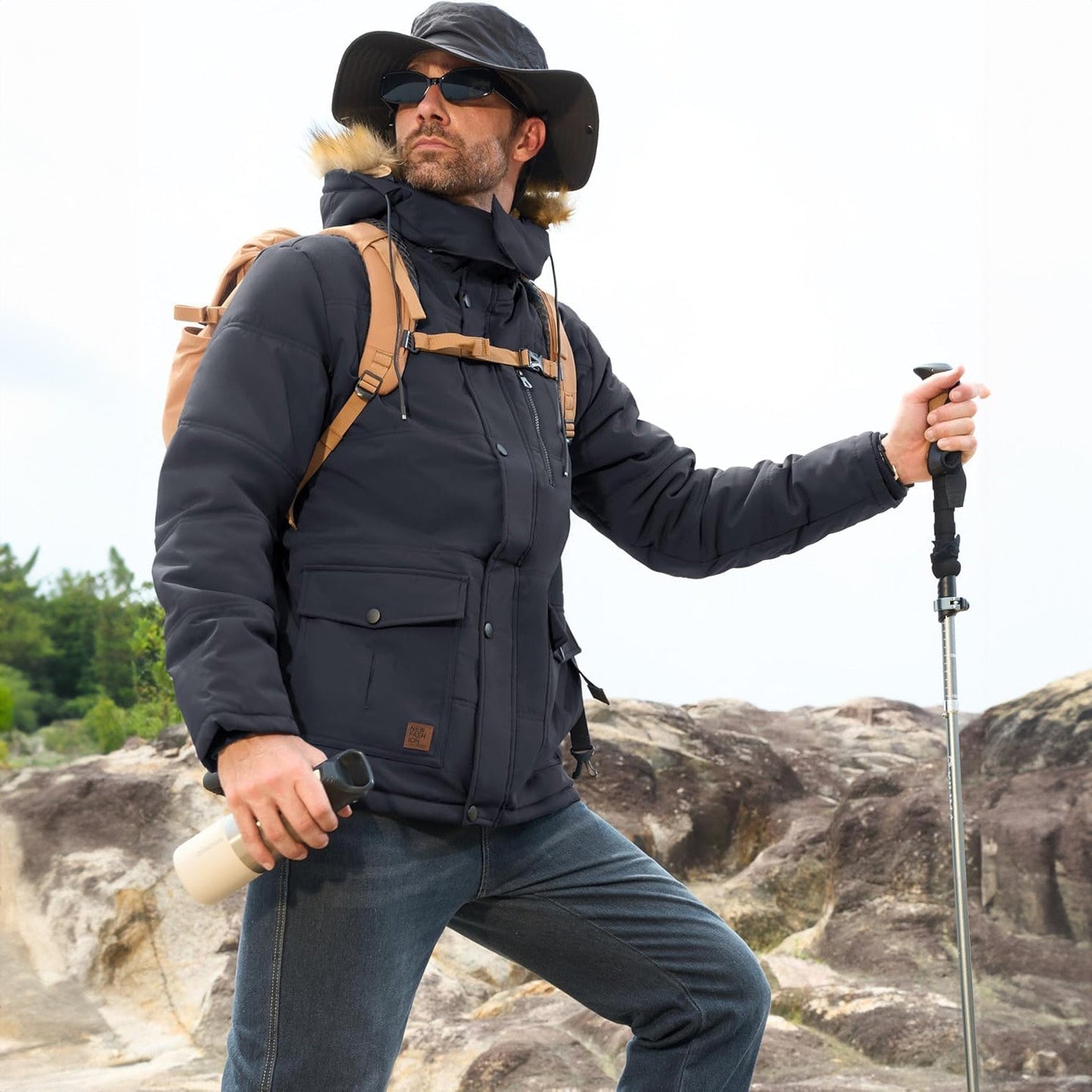 ÅLESUND - Fleecegefütterter Parka