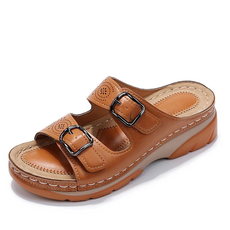 MIKAELA – Doppelte Schnalle Orthopädische Sandalen