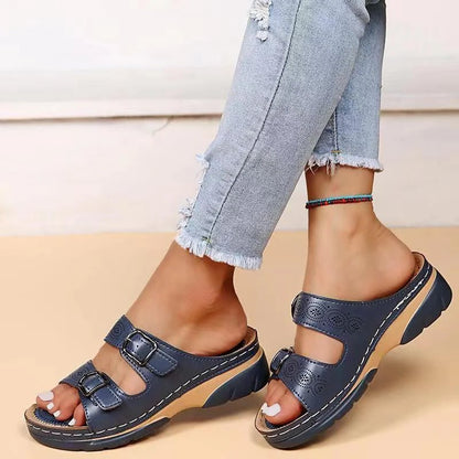 MIKAELA – Doppelte Schnalle Orthopädische Sandalen