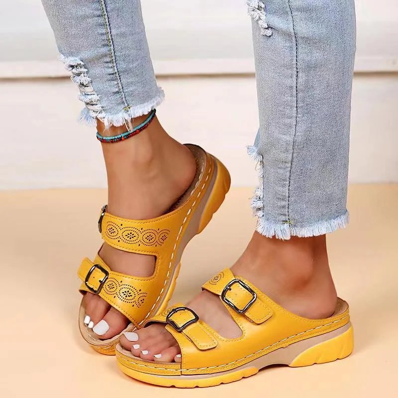 MIKAELA – Doppelte Schnalle Orthopädische Sandalen