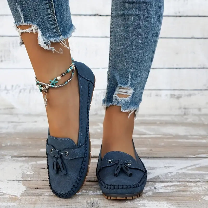KAREN - Bequeme, weiche Loafers im Vintage-Stil