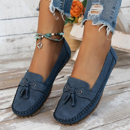KAREN - Bequeme, weiche Loafers im Vintage-Stil