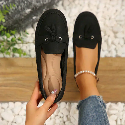KAREN - Bequeme, weiche Loafers im Vintage-Stil