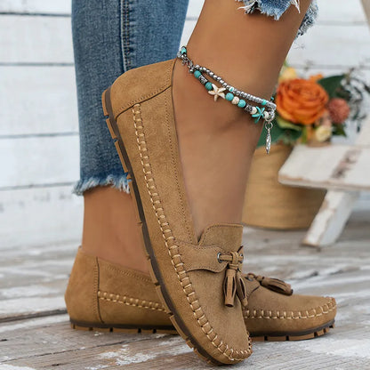 KAREN - Bequeme, weiche Loafers im Vintage-Stil