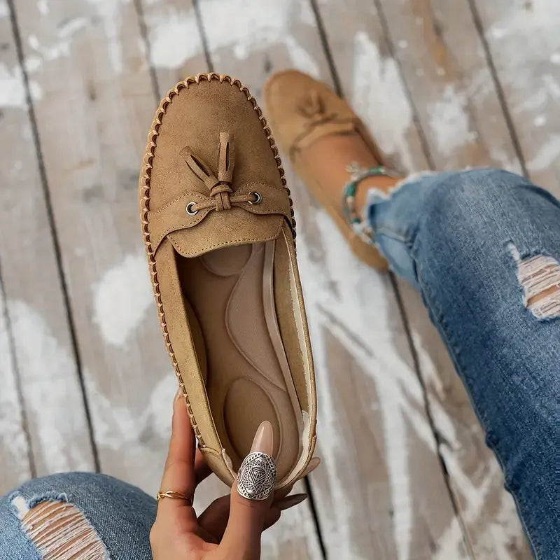 KAREN - Bequeme, weiche Loafers im Vintage-Stil