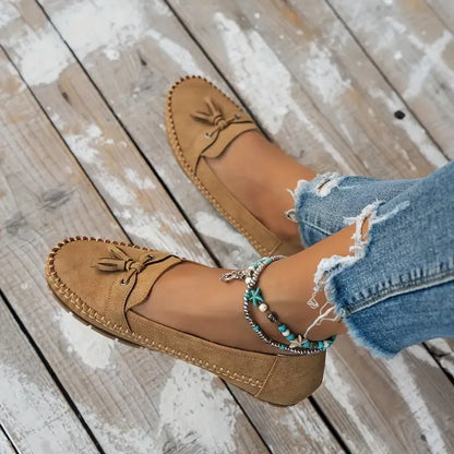 KAREN - Bequeme, weiche Loafers im Vintage-Stil
