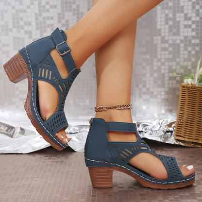 HANNOVER - Elegante Orthopädische Sandalen mit Hohem Absatz