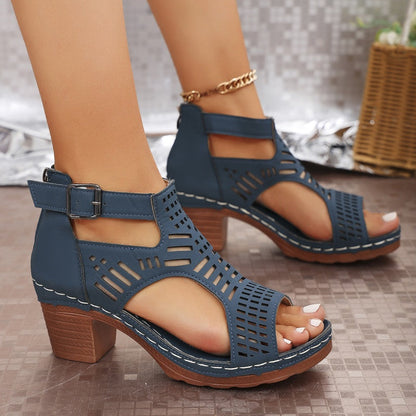 HANNOVER - Elegante Orthopädische Sandalen mit Hohem Absatz