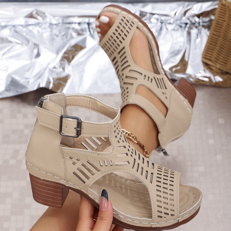 HANNOVER - Elegante Orthopädische Sandalen mit Hohem Absatz