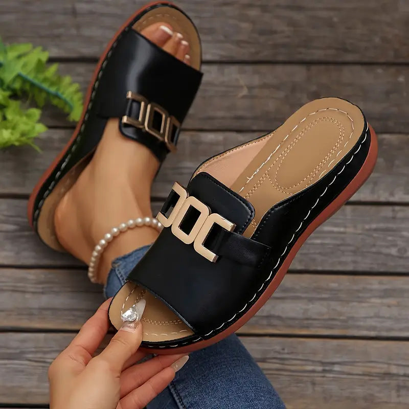 MANA - Orthopädische Wedgesandalen