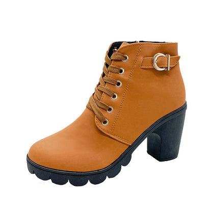 MIKA - Damenstiefel mit dicker Sohle