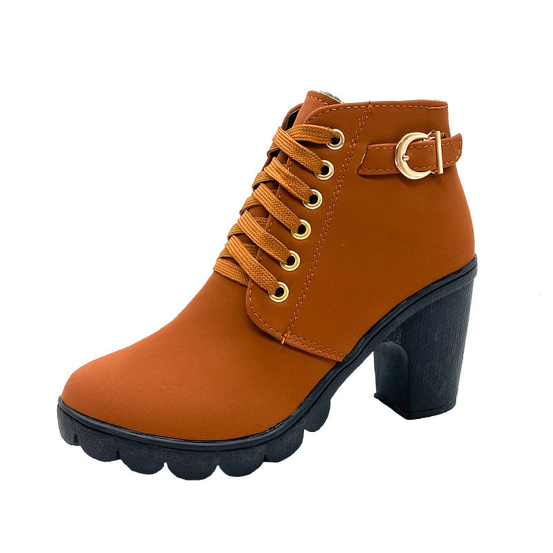 MIKA - Damenstiefel mit dicker Sohle