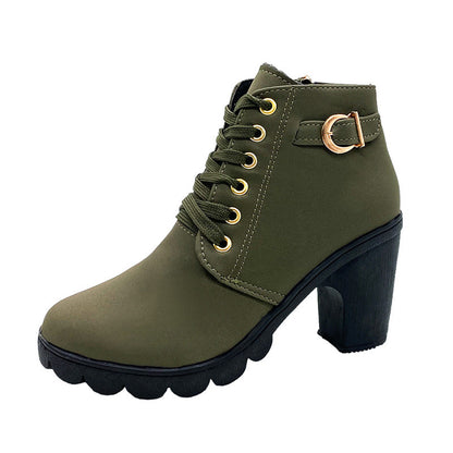 MIKA - Damenstiefel mit dicker Sohle