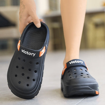 SUMMERSTEP - Atmungsaktive Slip-On-Sandalen