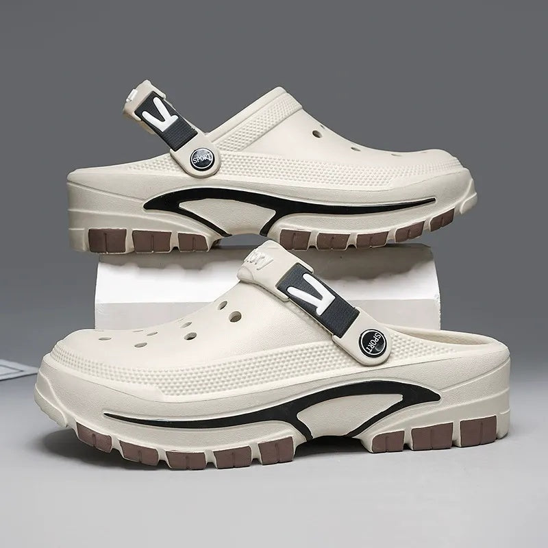 SUMMERSTEP - Atmungsaktive Slip-On-Sandalen