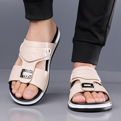 ALBERT - Leder Slip-On Sandalen