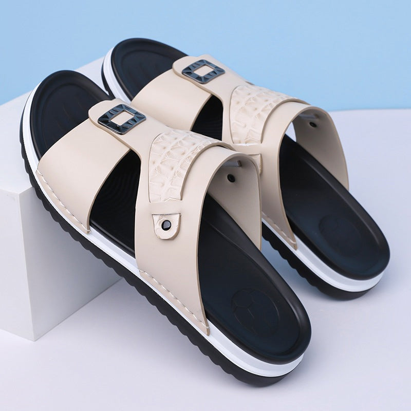 ALBERT - Leder Slip-On Sandalen