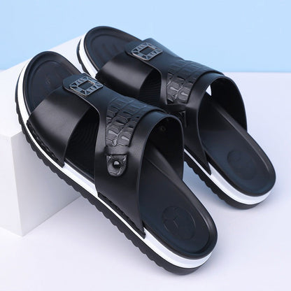 ALBERT - Leder Slip-On Sandalen