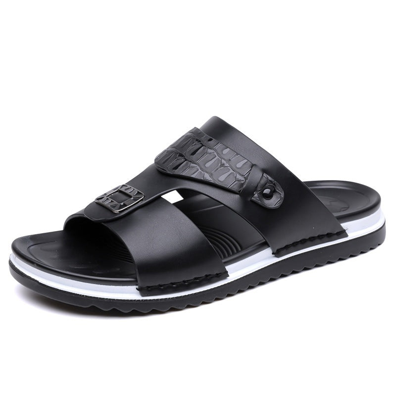 ALBERT - Leder Slip-On Sandalen