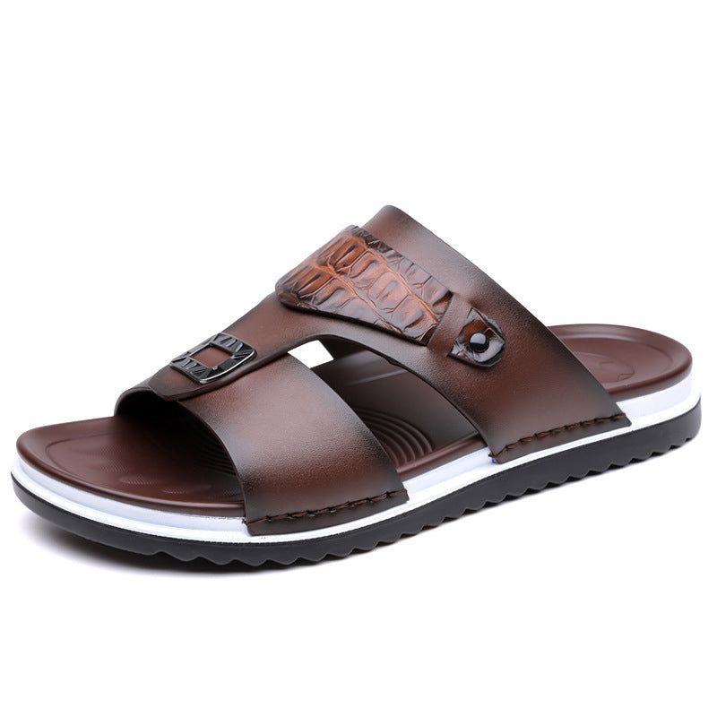 ALBERT - Leder Slip-On Sandalen