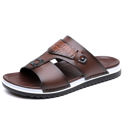 ALBERT - Leder Slip-On Sandalen